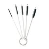 Green Piece® Glass Cleaner 2 Bottles-16 oz and 5 Piece Mini Metal Nylon Tube Pipe Cleaner Brush Set with Keychain Ring Combo