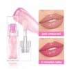 BANGFENG Magic Color Changing Moisturizing Lip Glow Oil Plumping Glimmer Glow Lipstick, Hydrating Lip Gloss Lip Balm Transparent Lip Care, Long Lasting Moisturizing Non-sticky Fresh Texture Lip Oil