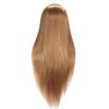 Hairingrid 26"-28" Mannequin Head Hair Styling Training Head Manikin Cosmetology Doll Head Synthetic Fiber Hair and Free Clamp Holder (Golden Brown)