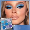 GUANTIAN Blue Eyeshadow Palette Blue Purple Matte eye shadow makeup for woman,9 colors Blue Purple Matte Eyeshadow Long Lasting Colorful Eye Shadow Plattet (Blue Purple)