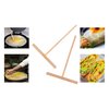 DS. DISTINCTIVE STYLE Crepe Spreader 2 Pieces 6.1 Inches x 4.7 Inches Natural Wooden T-Shaped Tool for Crepes Wooden Crepe Maker Pancake Maker Tool