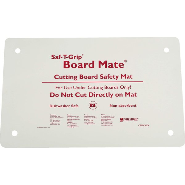Carlisle FoodService Products CBM1016 Saf-T-Grip Board-Mate Nonslip Cutting Board Mat, 16" Width x 10" Height (Pack of 1)