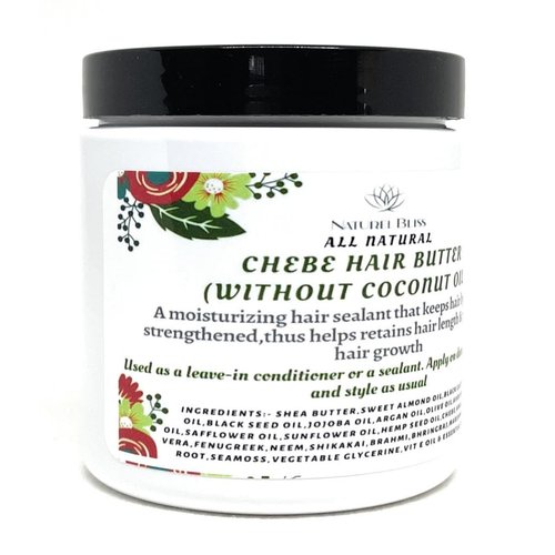 Chebe Hair Growth Butter(No Coconut Oil)/Chebe with Aloe vera/Amla Powder/Jamaican Black Castor Oil/Fenugreek (Scented)