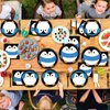 96 Pcs Penguin Birthday Party Supplies Paper Plates Napkins Winter Penguin Themed Party Winter Christmas Holiday Birthday Xmas Tableware Decorations Favors for Kids Serves 24
