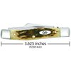 Case Medium Amberbone CV Stockman Pocket Knife, Chrome