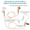 JUYODE Acoustic Tube Earpiece Walkie Talkie Headset for Baofeng UV-5R BF-888S BF-F9 UV-82 UV-82HP Arcshell AR-5 AR-152 H-777 RT21 RT22 RT68 Kenwood TK-2312 2360 3360 3402 2170 3170 Two Way Radio