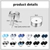 FUNRUN JEWELRY 12 Pairs 18G Fake Gauge Earrings for Men Women Stainless Steel Stud Earrings Faux Gauges Earrings Cheater Fake Ear Plugs Gauges Tunnel
