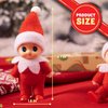JOYIN 2 Pcs Christmas Elf Plush Doll Tiny Soft Plush Toy Doll for Christmas Decor, Xmas Gift, Xmas Clothing for Elf Doll