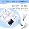 Obeyalash 600 Fans Premade Lash Extensions Fans Premade Volume Fans Eyelash Extensions Pro Made Fans Lash Extensions D Curl Handmade Loose Fans for Lash Extension Supplies (14D-0.05D-D, 8-15mm)