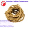 Bonka Bird Toys 3855 Natural Coconut Fiber 30' Rope, Parrot Bird Toy DIY Projects Craft, Amazon, Macaw, African Grey, and Similar