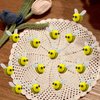 Pcmursal 60 PCS Wool Felt Bees Felt for Crafts Mini Bee Plush Decor for Tiered Tray Decoration Party Favors DIY Craft Jewelry Accessory