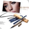 Vtrem 2 Pack Liquid Eyeliner Navy Blue and Light Brown Waterproof Eyeliner Pencil Smudge Proof Slim Eyeliner Freckle Pencil Korean Glitter Eyeliner Long Lasting All Day