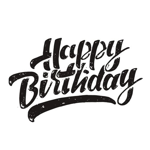 Dopetattoo Birthday Tattoo 6 Sheets Temporary Tattoos Inspirational Vintage Hand Quote Happy Birthday Temporary tattoo Neck Arm Chest for Women Men Adults