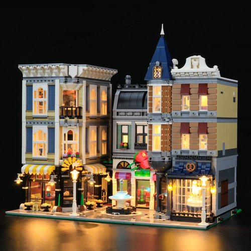 LIGHTAILING Led Lighting Kit for Lego- 10255 The Assembly-Square Building Blocks Model - LED Light Set Compatible with Lego Model(Not Include Lego Model)