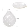 4 Pcs 9-Hole Plastic Eye Patches, Breathable and Comfortable, Eye Protection, Suitable for Children, Adults Eye Surgery Covering, Breathable After Surgery Eye Protection