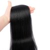 Dorsanee Pre Stretched Braiding Hair 20 Inch 8 Packs Natural Black Professional Braiding Hair for Braids Soft Yaki Texture Hot Water Setting Synthetic Hair Extensions (20inch,#1B)