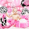 Cowgirl Party Decorations Include Cowgirl Boot Cowboy Hat Balloon Number 6 Balloons 40 Inch for Farm 6th Birthday Western Themed Baby Shower Pink Bachelorette Party Supplies