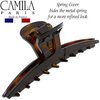 Camila Paris CP2371 French Hair Clip for Women, Narrow, Strong Hold Grip Double Teeth Girls Hair Claw Clips Jaw, Fashion Durable Styling Hair Accessories for Women, Made in France