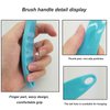 WAFJAMF Foot Stone Brush Exfoliating Brush Shower Foot Srubber with Pumice(1 PCS Blue）