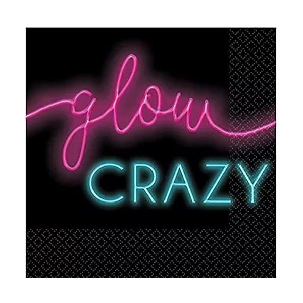 New Years Glow Beverage Napkins | 36 Pcs.