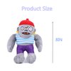 BASHERISE 2024 Upgraded 12" 1 PCS PVZ Plant and Zombies Plush Toys Figures 1 2 Stuffed Soft Doll Gargantuar Pirate Zombie Plush