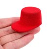 Vaguelly 6pcs Miniature Baseball Caps Mini Doll Hats Bottle Hats Party Dress Hat for DIY Crafts Hair Accessories Dollhouse Decoration