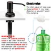 Soap Dispenser Extension Tube Kit with Check Valve, 47" Under Counter Soap Dispenser Tube for Kitchen Sink, Fit Most Soap Containers, Powerful Suction, Never Fill The Little Bottle Again SonTiy