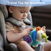 iPlay, iLearn Baby Elephant Activity Cube, Infant Busy Cube Montessori Toy 1 Year Old, Toddler Carseat Plane Travel Toy, Education Sensory Development Gift Stocking Stuffer 6-9-12-18 Month 2 3 Year