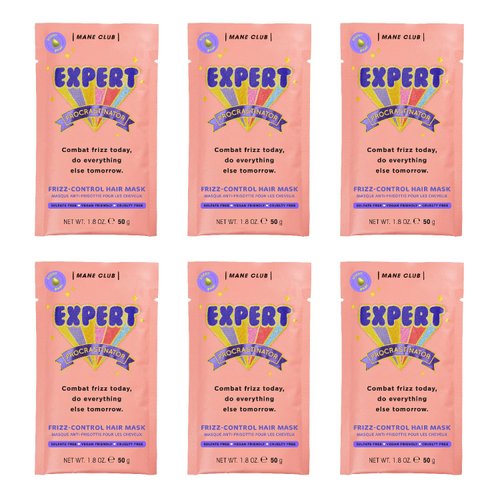 MANE CLUB Expert Procrastinator Deep Conditioner, cruelty free, vegan, no sulfates or parabens — Pack of 6