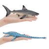 Fantarea Prehistoric Ancient Ocean Animal Model Figures Playsets 7 PCS Dunkleosteus Plesiosaur Tylosaurus Shark Figurines Party Favors Decoration Collection Toys for Boys Girls Kid