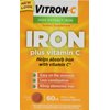 Vitron-c High Potency Iron Supplement Tablets 60 Ct (Pack of 2)