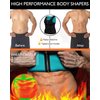 NonEcho Men Sauna Vest Hot Sweat Waist Trainer Corset Neoprene Tank Top Shapewear Slimming Shirt Workout Suit