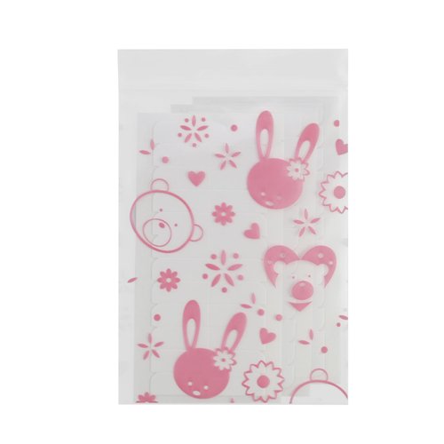 Full Shine Replacement Tape Tabs Hair Extensions Tape in No-Residue Tape for Extensions Human Hair Double Sided Tape in Hair Extensions White 0.8cm*4cm 36pcs