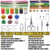 XFISHMAN Fly-Tying-Kit-with-Tools-Materials Fly-tieing-Starter-kit for Fly Fishing Lure Building jig Making Set