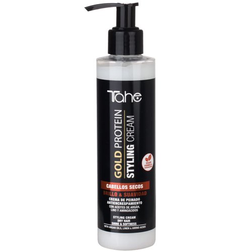 Tahe GOLD PROTEIN STYLING CREAM DRY HAIR SHINE & SOFTNESS 200ML