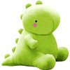 MOTTOYS Dinosaur Plush Toys - 12" Stuffed Plushies - Soft Pillow for Home Decorations - Hugging Figures for Boys and Girls - Cute Animal Toys for Fans - Ideal Sleep and Play Companion (Green)