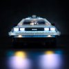 Kyglaring LED Lighting Kit Designed for Lego Creator Expert Back to The Future Time Machine 10300 Model Building Kit - Without Lego Set (Standard Version)