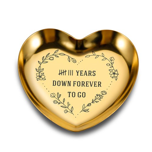 Bronze 8 Year Anniversary Bronze Gifts for Her 8th Anniversary Bronze Gifts for Women Men Anniversary Bronze Gifts for Wife Ring Holder 8 Year Anniversary Wedding Gifts for Couple LGBQT Christmas