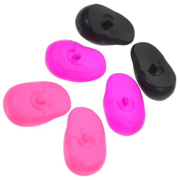 Healvian 3 Pairs Earmuffs Silicone Ear Dryer Ear Protectors for Hairdressing Hair Perm Dye Highlight