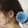 Ylapagne Flower Clips for Women, 4 pcs Hydrangea Hair Clip Red, Blue, Purple, Pink Side Hair Barrettes Brides Party Wedding Decor Boho Hair Styling Accessories