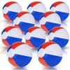 ArtCreativity 16" Patriotic Beach Balls for Kids (Pack of 12) Inflatable Summer Toys for Boys and Girls, Decorations for Hawaiian, July 4th Pool Party Favors