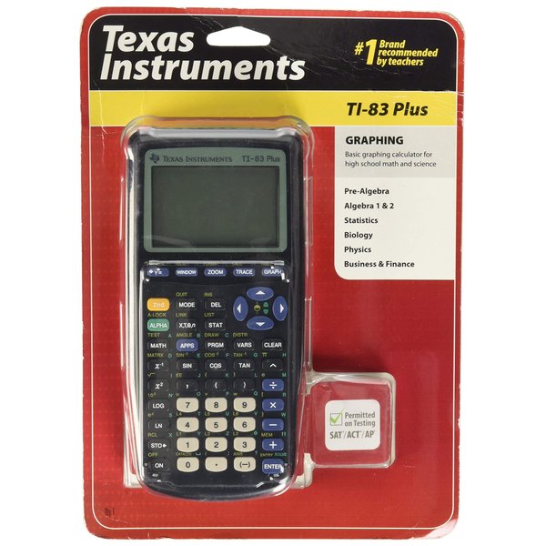 Texas Instruments TI-83 Plus Graphing Calculator (Renewed)