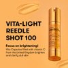 VT Cosmetics Vita-Light Reedle Shot 100, Serum with Vitamin C Capsules, Vitamin E, Hydrating Care, Korean Skincare for Sensitive Skin 1.69Fl Oz(50ml)