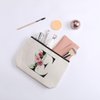 kdxpbpz Initial Makeup Bag, Personalized Gifts for Women, Bridesmaid Gifts, Birthday Gifts for Women Mom, Gifts for Best Friend, Bride Bridesmaid Cosmetic bag (Letter E)