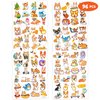 Corgi Temporary Tattoos Birthday Party Supplies Decorations 96PCS Tattoos Stickers Pet Dog Cute Party Favors Kids Boys Girls Gifts Ideas Classroom School Prizes Themed Baby Shower Christmas