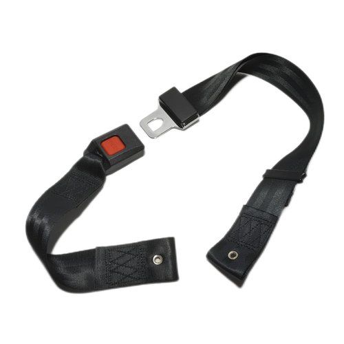 Universal Wheelchair Seat Belt Auto Style Closure 48",Wheelchair Positioning Strap Safety Harness, Auto Style Push Button ,Bariatric Seat Belts,L48",Push Button Seat Belt, Parts (1Ea,Black)