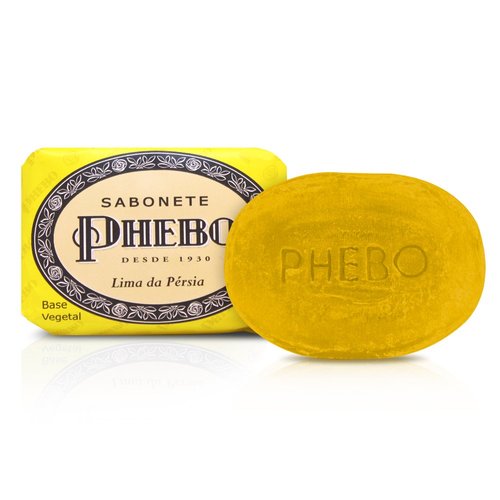 Phebo Linha Tradicional Sabonete em Barra de Glicerina Lima da Persia 90 Gr Classic Collection - Persian Lime Glycerin Bar Soap Net 3.17 Oz