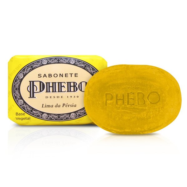 Phebo Linha Tradicional Sabonete em Barra de Glicerina Lima da Persia 90 Gr Classic Collection - Persian Lime Glycerin Bar Soap Net 3.17 Oz