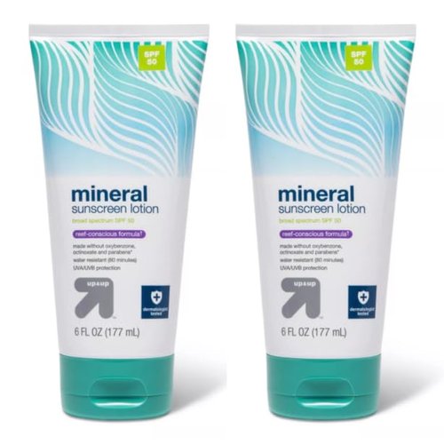 Sunscreen Bundle - UP&UP Mineral Sunscreen SPF50 UVA/UVB Protection Water Resistant