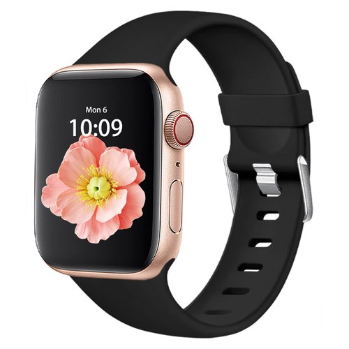 Haveda Compatible for Apple Watch Band 41mm 38mm 40mm 45mm 42mm 44mm, Soft Silicone Sport Replacement Strap Compatible with iWatch SE Series 7 Series 6/5/4/3/2/1 Women Men